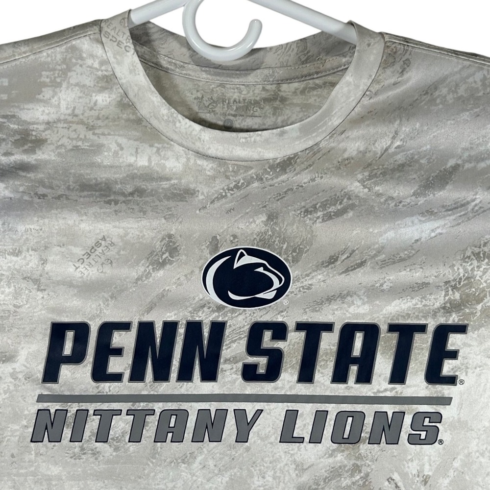 Colosseum Realtree Fishing Penn State Nittany Lions Camo Performance Tee Medium